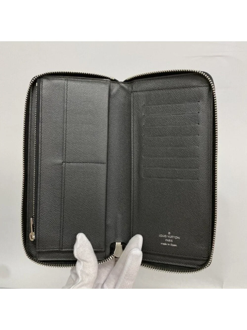 Louis Vuitton Wallet Taiga Zippy Walletvertical Ardoise